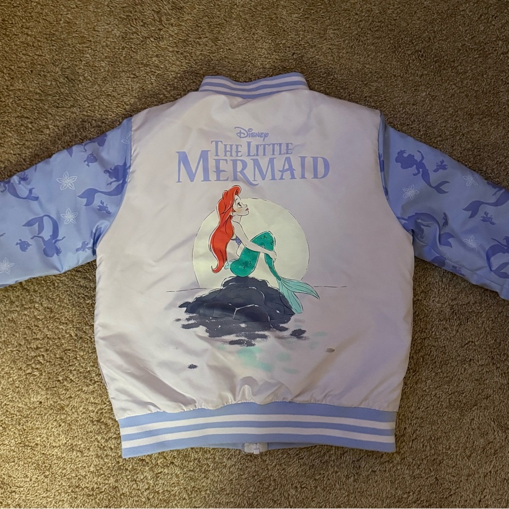 Disney Little Mermaid Jacket - 7/8 - Picture 2 of 3